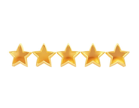 Five Golden Stars: A Perfect Rating