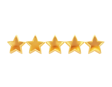 Five Golden Stars: A Perfect Rating
