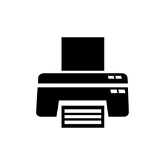 printer icon vector illustration