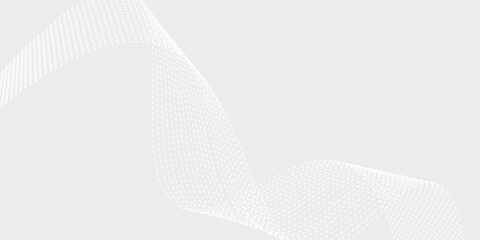 Abstract wave element for design. Digital frequency track equalizer. Stylized line art background. Vector illustration. Wave with lines created using blend tool. smooth gray