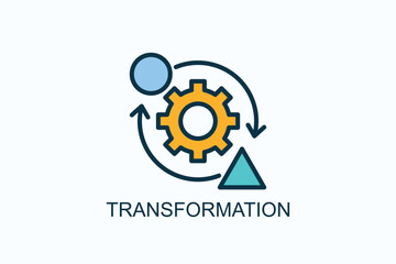 Transformation Icon Or Logo Isolated Illustration