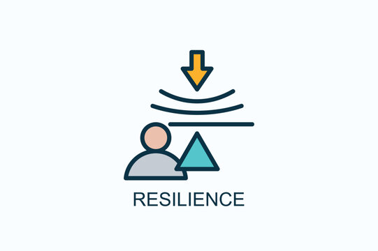 Resilience Icon Or Logo Isolated Illustration