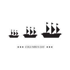 columbus day icon logo vector design, this vector can be used for basic logos, banners, icons and others