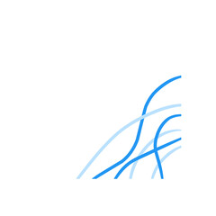 abstract blue corner border