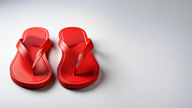 Chinelos Azuis Minimalistas &mdash; Conceito de Ver&atilde;o, Conforto e Estilo Casualted Image