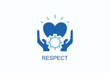 Respect Icon Or Logo Isolated Illustration