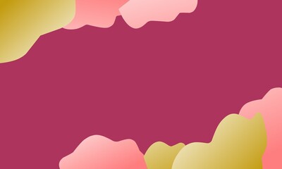 Abstract colorful background with soft shapes