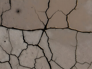 Dry cracked earth texture. Global warming concept. Abstract background.