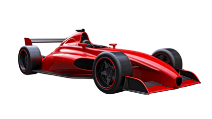 Red Race Car Speed Competition Formula Velocity
