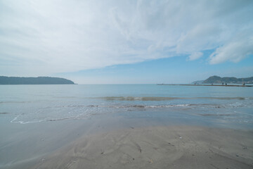 海に浮かぶ原岡桟橋