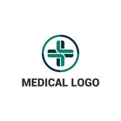 Fototapeta premium Healthcare logo design template, medical cross vector symbol