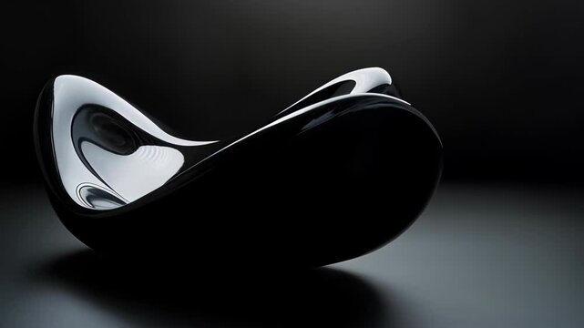 Abstract black background looping animation