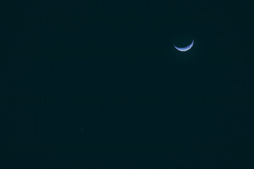 blue moon and venus 2 © Renee Nalani