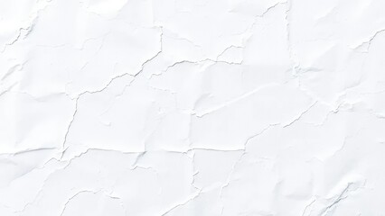 Distressed paper with abstract white folds and ripples, distressed paper texture, rugged paper