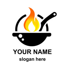 Flaming Wok Restaurant Logo