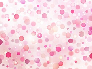 Abstract Pink Polka Dot Background Texture for Design