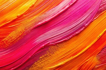 Abstract Pink Orange Paint Splash Texture Background for Fun & Dynamic Design Templates
