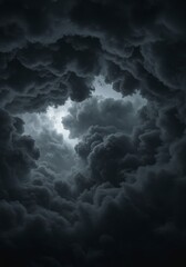 Obraz premium dark stormy clouds