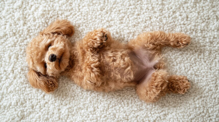 トイプードルの子犬