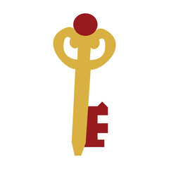 Golden Key Icon