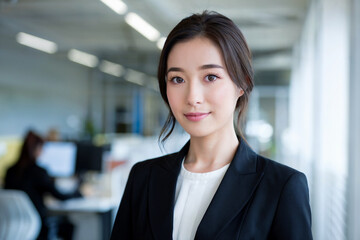 若い日本人ビジネスウーマン Generative AI