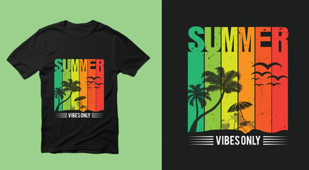 summer t-shirt design