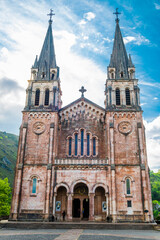 Fototapeta premium Covadonga, a parish in the municipality of Cangas de Onis, in the Principality of Asturias