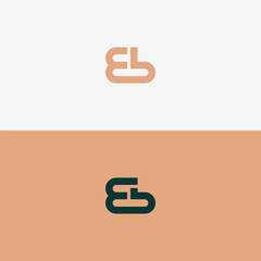 Elegant BB Letter Linked Monogram Logo Design. initial letter BB or B minimal concept logo design vector illustration.
