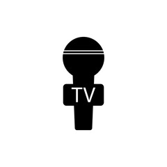 Microphone Icon isolated on white