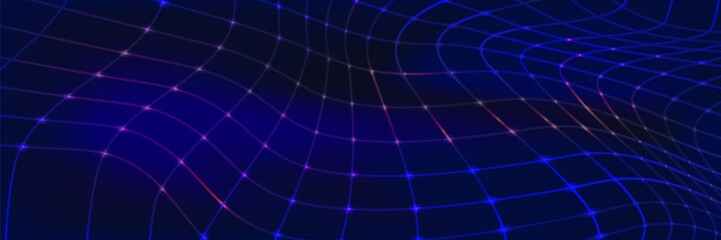 Abstract illustration,abstract technology particles lines mesh background.