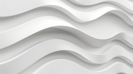 Textured white wall with flowing wave patterns creating modern aesthetic. design adds depth and elegance to interior spaces, perfect for contemporary decor