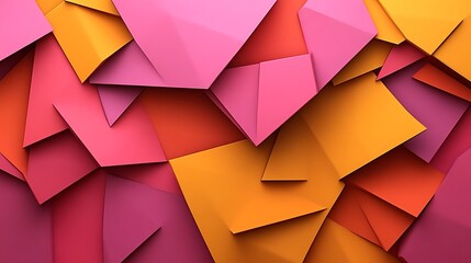 Abstract Colorful Geometric Shapes Pattern Design