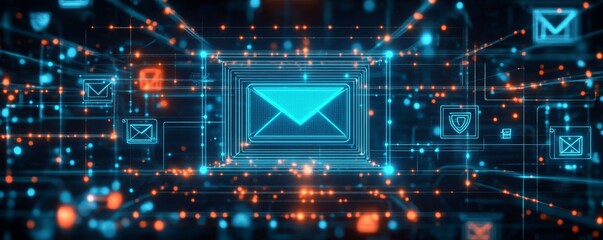 Digital Email Network Secure Message Flow