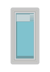 A rectangular pool with a clear blue water. The pool is surrounded by a white fence