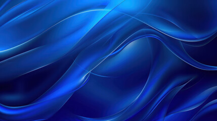 Smooth blue waves create serene and calming abstract background, perfect for various design projects. flowing lines and gradients evoke sense of tranquility and depth