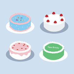 Birthday Cake Illustration
