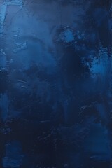 Fototapeta premium abstract style artwork featuring a textured, deep blue background. The surface appears to have a rough, painted texture with varying shades of blue, ranging from dark navy to lighter azure tones.