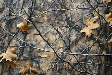 realistic camouflage seamless pattern. hunting camo for cloth, weapons or vechicles.