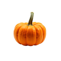 Orange Pumpkin PNG on Transparent Background – Autumn and Halloween Symbol