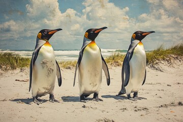 Fototapeta premium penguins