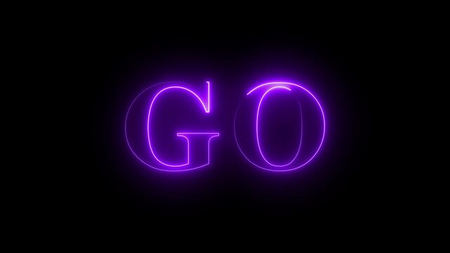 3 2 1 Go countdown motion graphics animation.3 2 1 Go animation for the start program. three two one go.