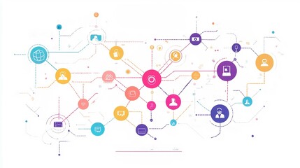 Vibrant infographic illustrating role of influencer partnership brand building using symbolic connection digital network ar 169 no logo v 61 darya relaxed Create explore organize