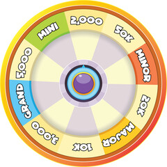 fortune wheel vector illustration. 