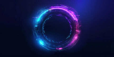 glowing neon sign