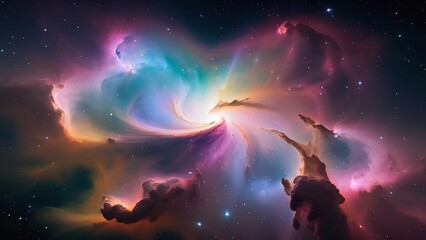 Fototapeta premium an image of the stars and the night sky taken by astronauts using the camera and some people looking at it