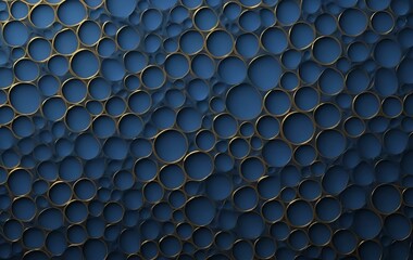 Blue gold background image, curve, three-dimensional, texture banner