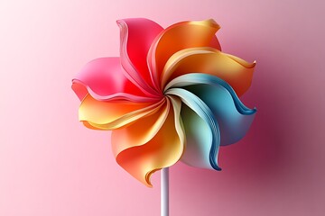 Fototapeta premium colorful pinwheel