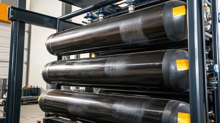 High-Pressure Gas Storage Cylinders for Industrial Use