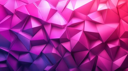 Fototapeta premium Purple low poly abstract background triangles geometric shape 