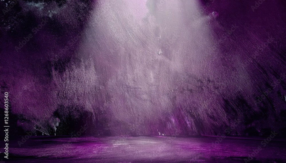Fototapete dramatic purple textured background with light rays creating soft gradient, ideal for creative desig